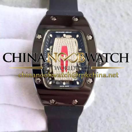 RM07 Ladies PVD Red &amp; Diamonds Dial M6T51
