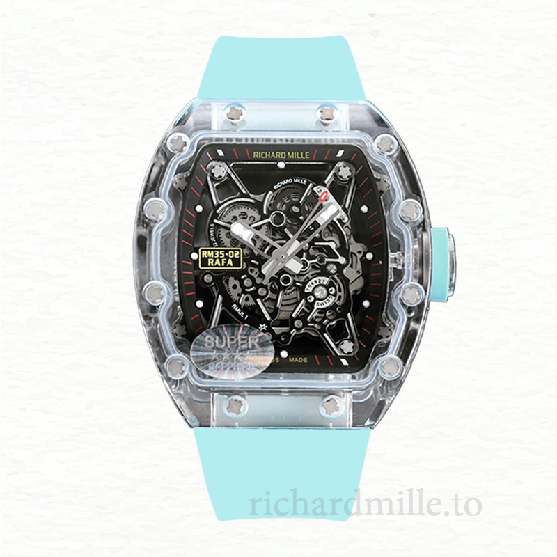 Richard Mille RM35-02 Men Automatic Rubber Band Watch
