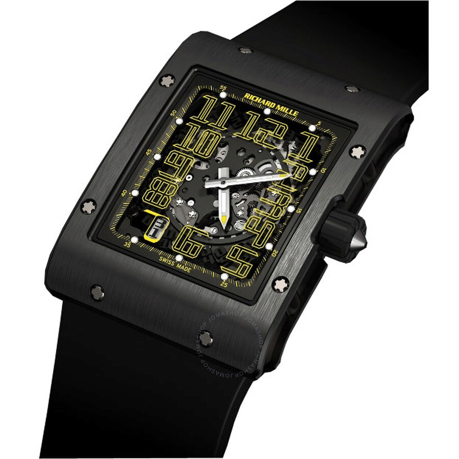 Richard Mille Titanium Black Rubber Men’s Watch RM016-TI