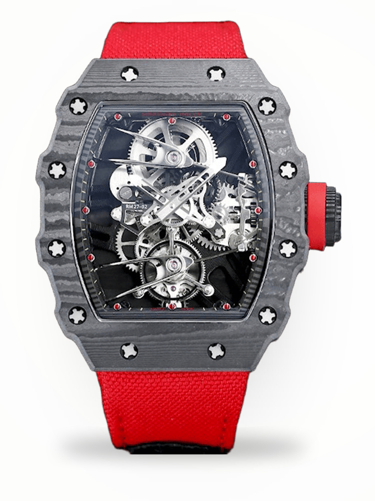 Swiss Richard Mille RM 27-02 Tourbillon Rafael Nadal Replica Watch – Lightweight Carbon Fiber Case, Skeleton Dial
