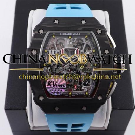 RM011 NTPT Chrono KVF Forged Carbon Black Dial Swiss 7750 V2