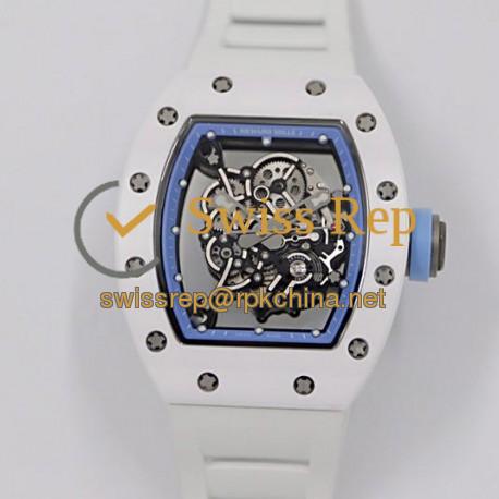 RM55 KVF V3 White Ceramic &amp; Titanium Blue Dial M8215