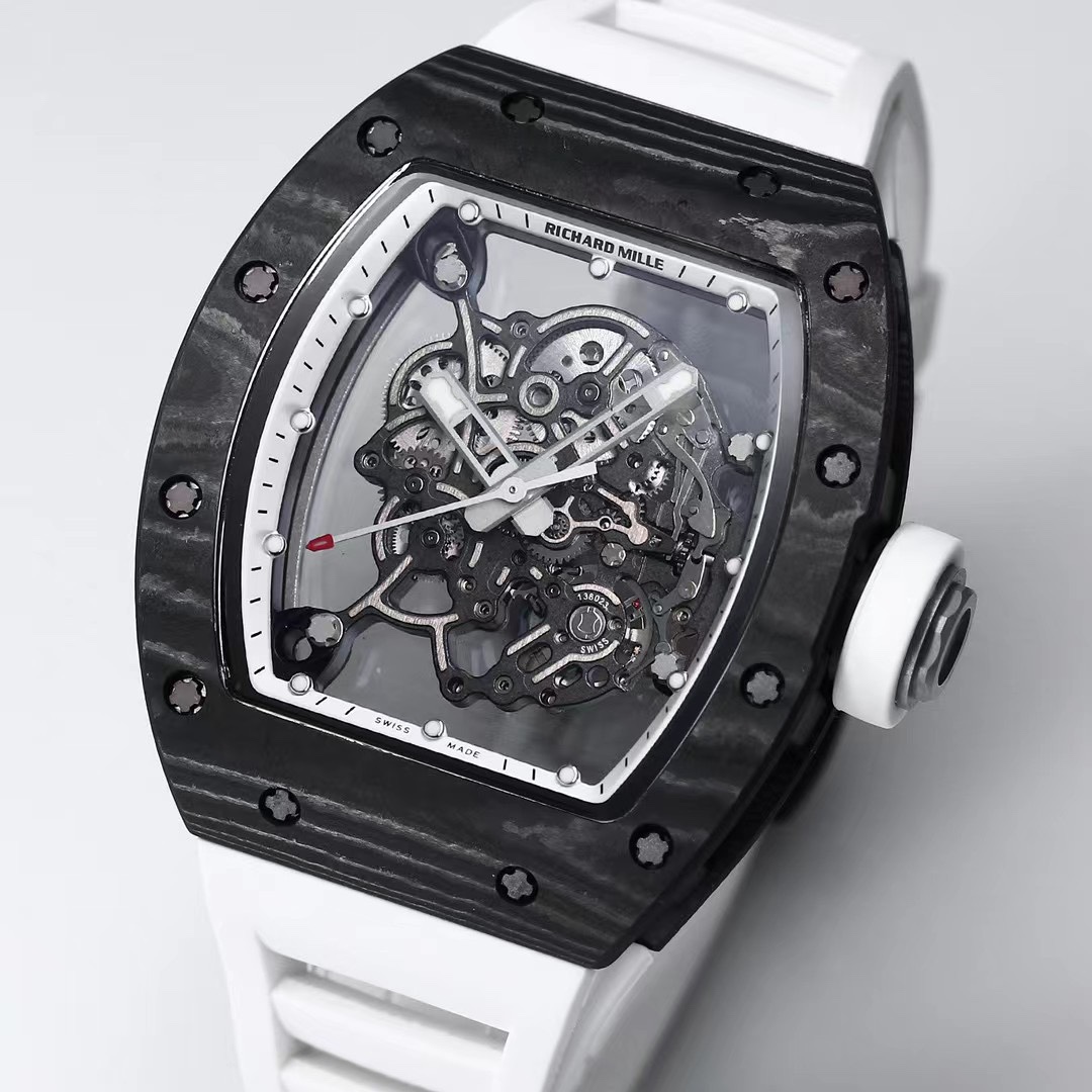 Replica Richard Mille RM055 NTPT Carbon Watch - Swiss Skeleton Dial