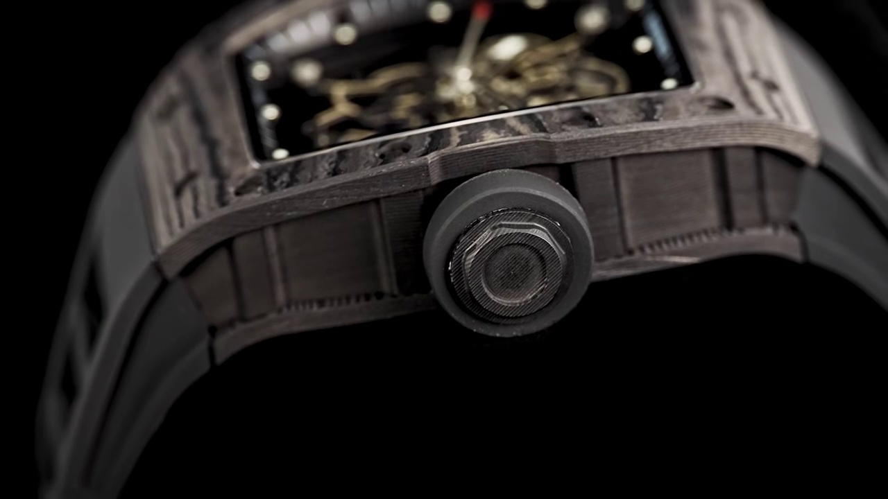 Swiss Replica Richard Mille RM55 – Super Clone with Carbon Fiber Case & Rubber Strap