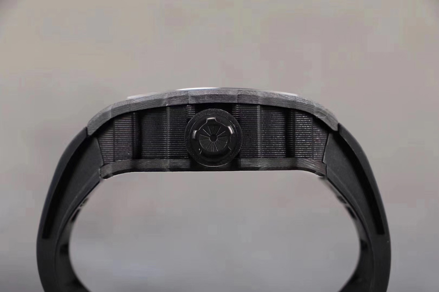 Richard Mille Replica RM 12-01 Black Rubber Strap