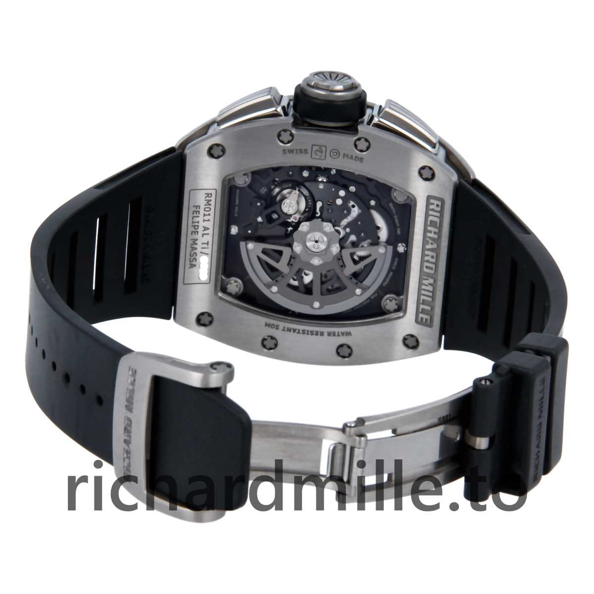 Richard Mille RM 011 FM Rubber Skeletonized Dial Watch