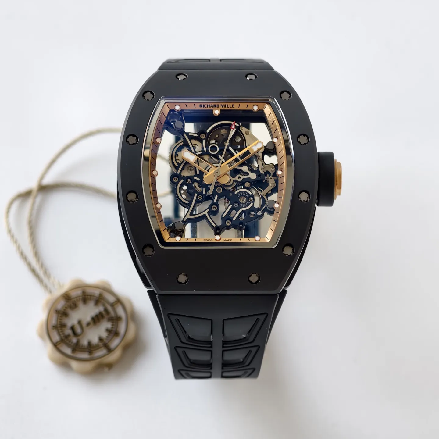 UMI Richard Mille RM 055 Bubba Watson Ceramics 1:1 Skeleton Dial RMUL2 Movement Replica Watch
