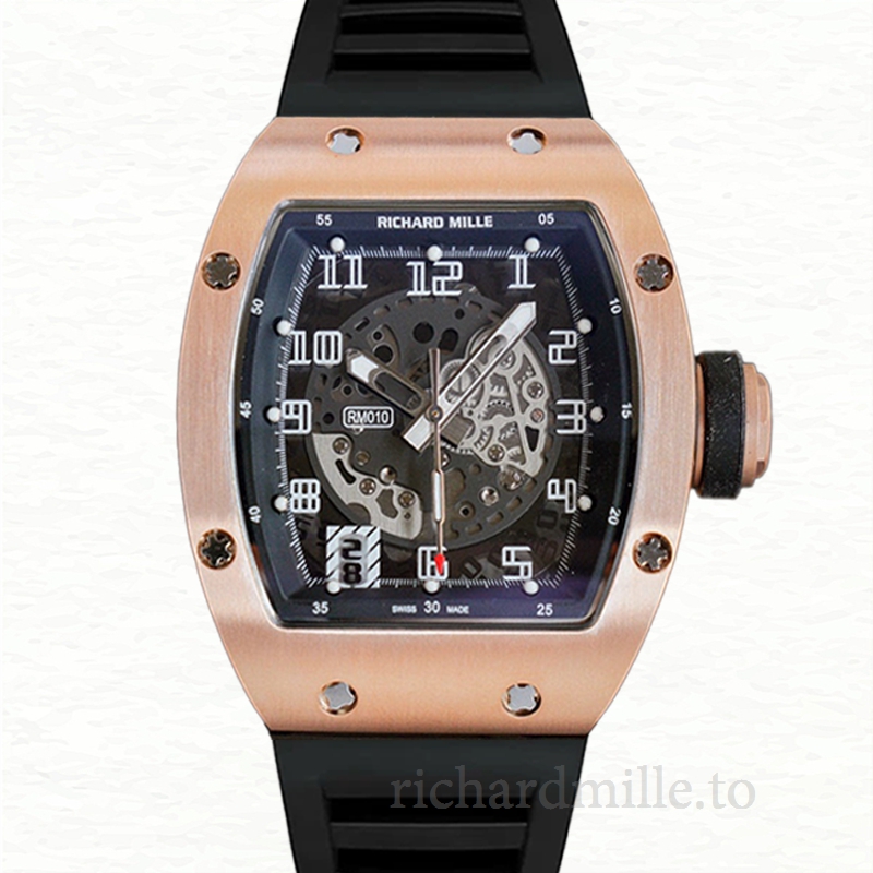 Richard Mille RM010 Automatic Men Watch Rubber Band