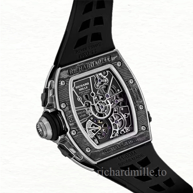 Richard Mille RM 62-01 Men Automatic Transparent Dial Watch