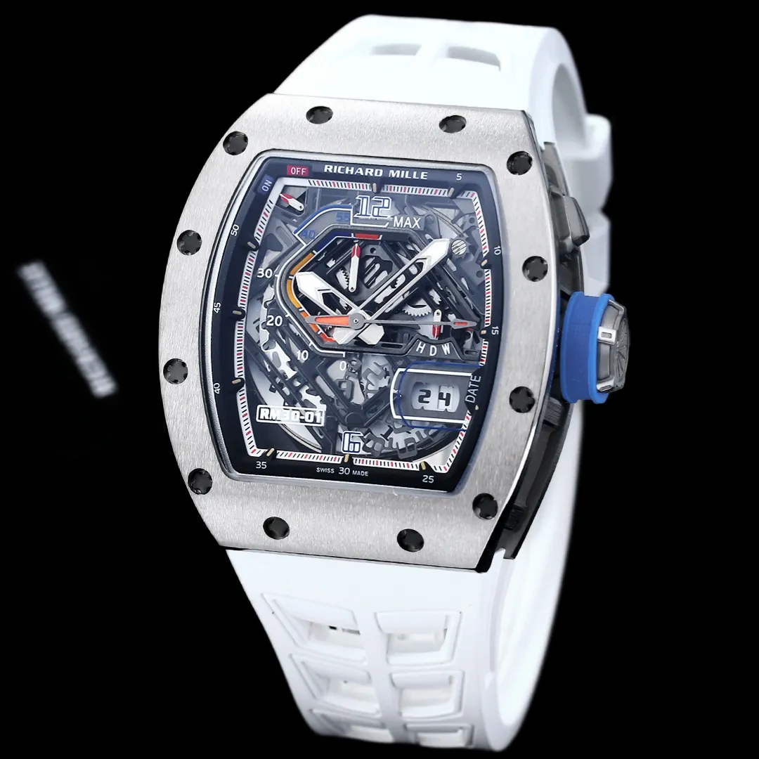 Richard Mille RM30-01 Titanium Automatic Skeleton Watch 40x50x16mm Replica Watch