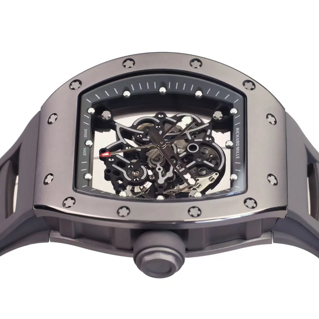 Replica Richard Mille RM 055 Bubba Watson Super Clone Watch – Titanium Full Grey Edition