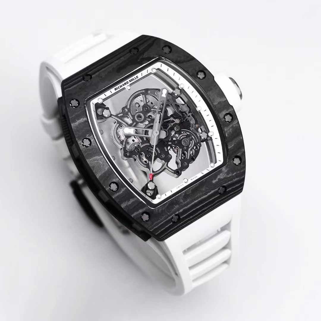 Replica Richard Mille RM055 NTPT Carbon Watch - Swiss Skeleton Dial