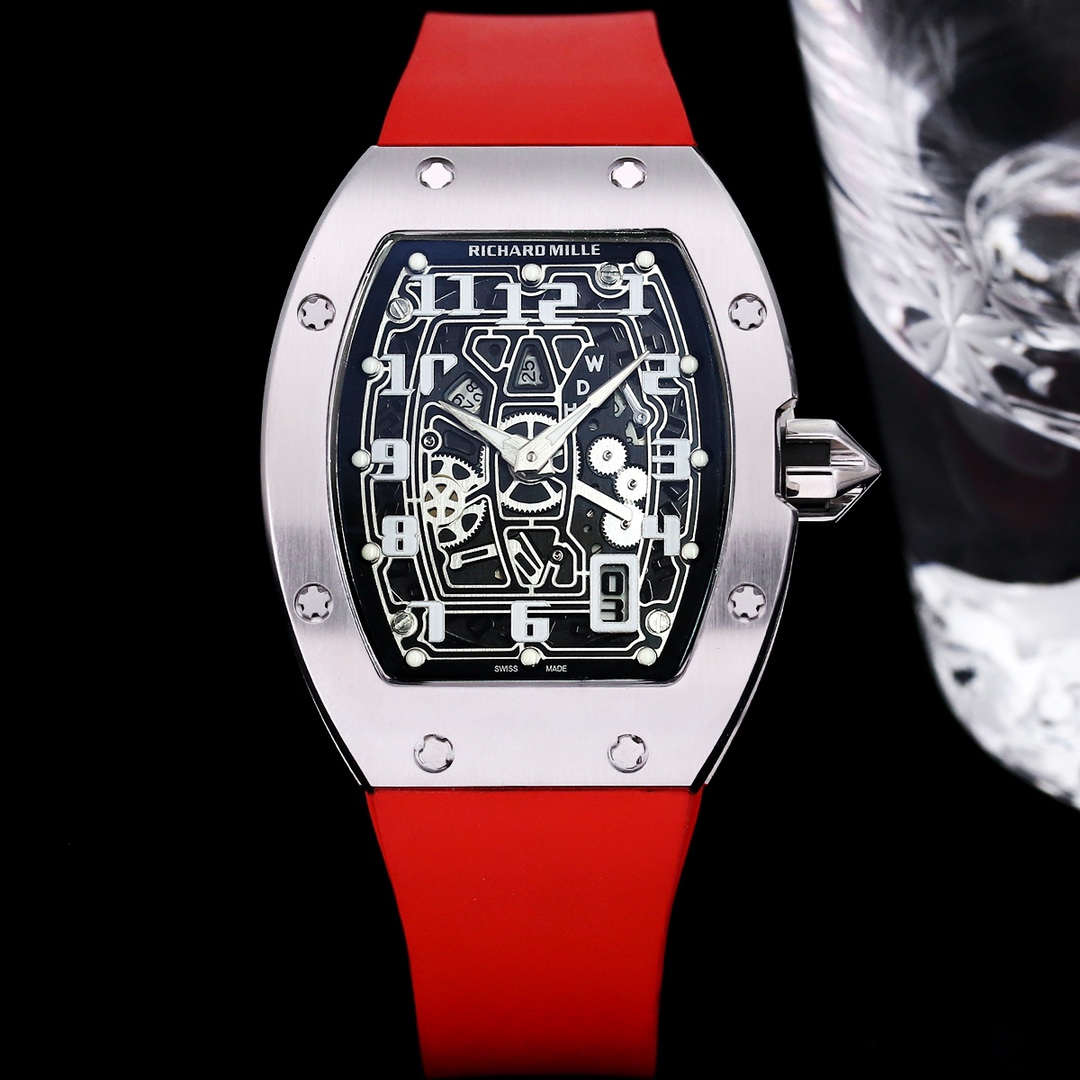 Luxury Richard Mille RM 67-01 Replica Red Strap Watch For The Modern Gentleman – Swiss Precision