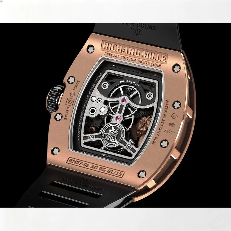 Richard Mille RM 57-01 Jackie Chan Tourbillon Dragon Phoenix Super Clone