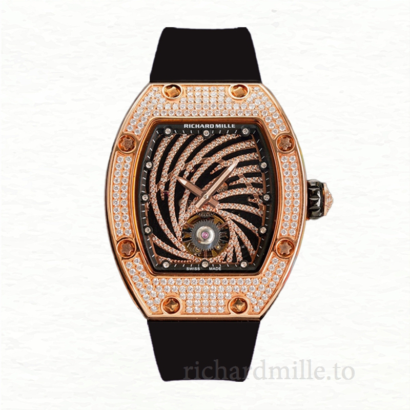Richard Mille RM51-02 Ladies Automatic Dot Rubber Band Diamond Dial