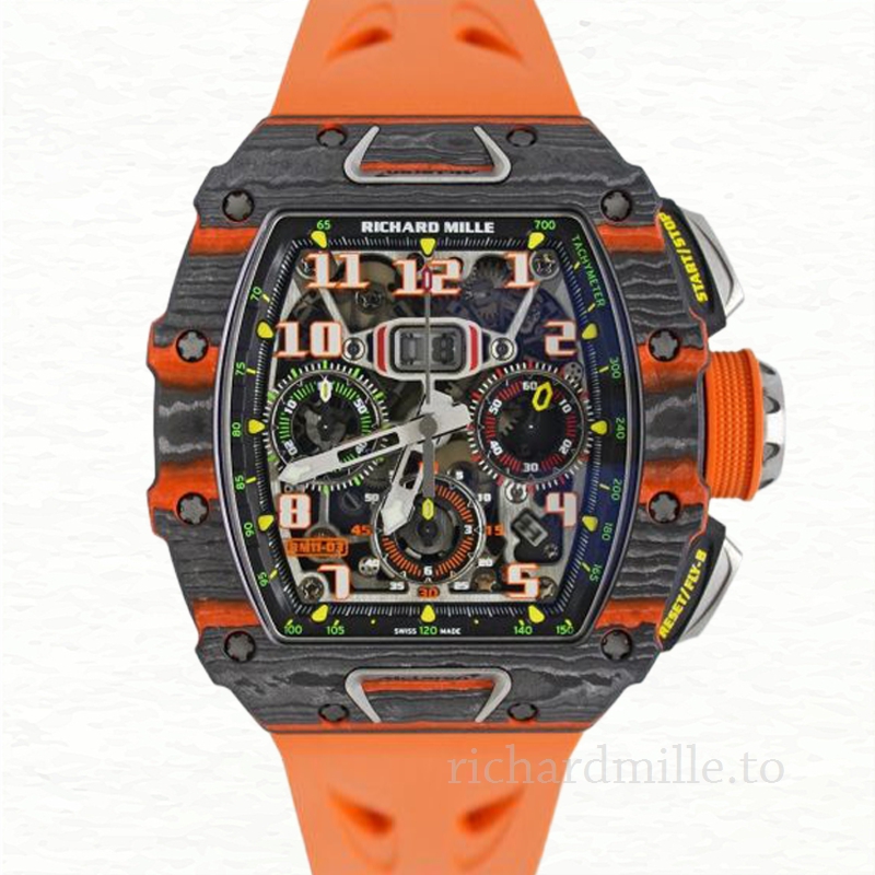 Richard Mille RM 11-03 Rubber Band Transparent Dial Men’s Watch Automatic