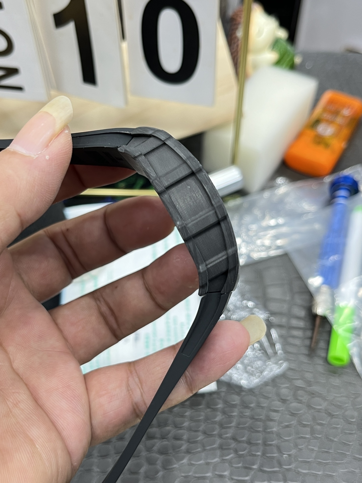 Richard Mille RM35-01 Super Clone Swiss Sports Watch, Carbon Fiber Case