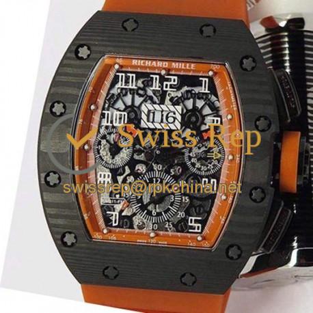 RM011-FM Felipe Massa Chrono Forged Carbon Orange Dial 7750