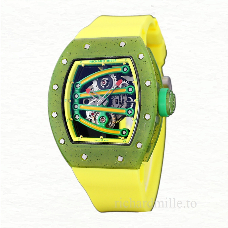 Richard Mille RM 56-01 Automatic Men Rubber Band Watch