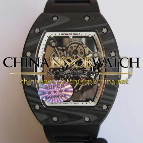 RM055 Bubba Watson KVF V2 Forged Carbon White Dial M8215