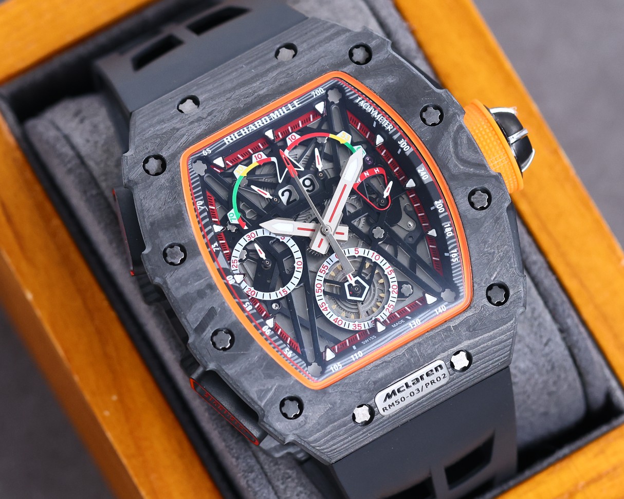 Super Clone Richard Mille RM50-03 McLaren F1 Tourbillon Men's Watch Replica