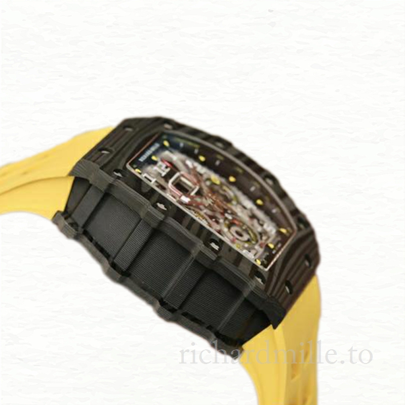 Richard Mille RM11-03 Men Automatic Titanium Rubber Band Watch