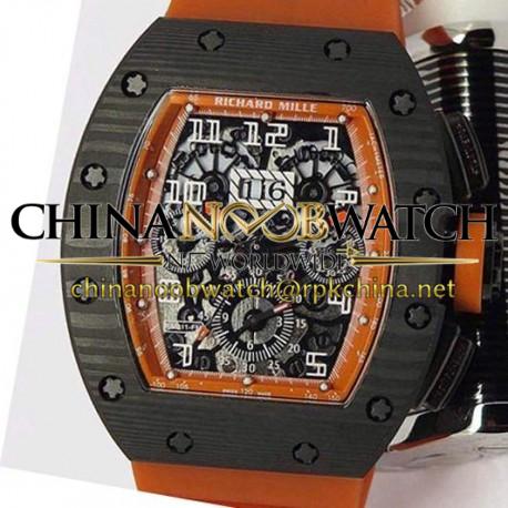 RM011-FM Felipe Massa Chrono Forged Carbon Orange Dial Swiss 7750