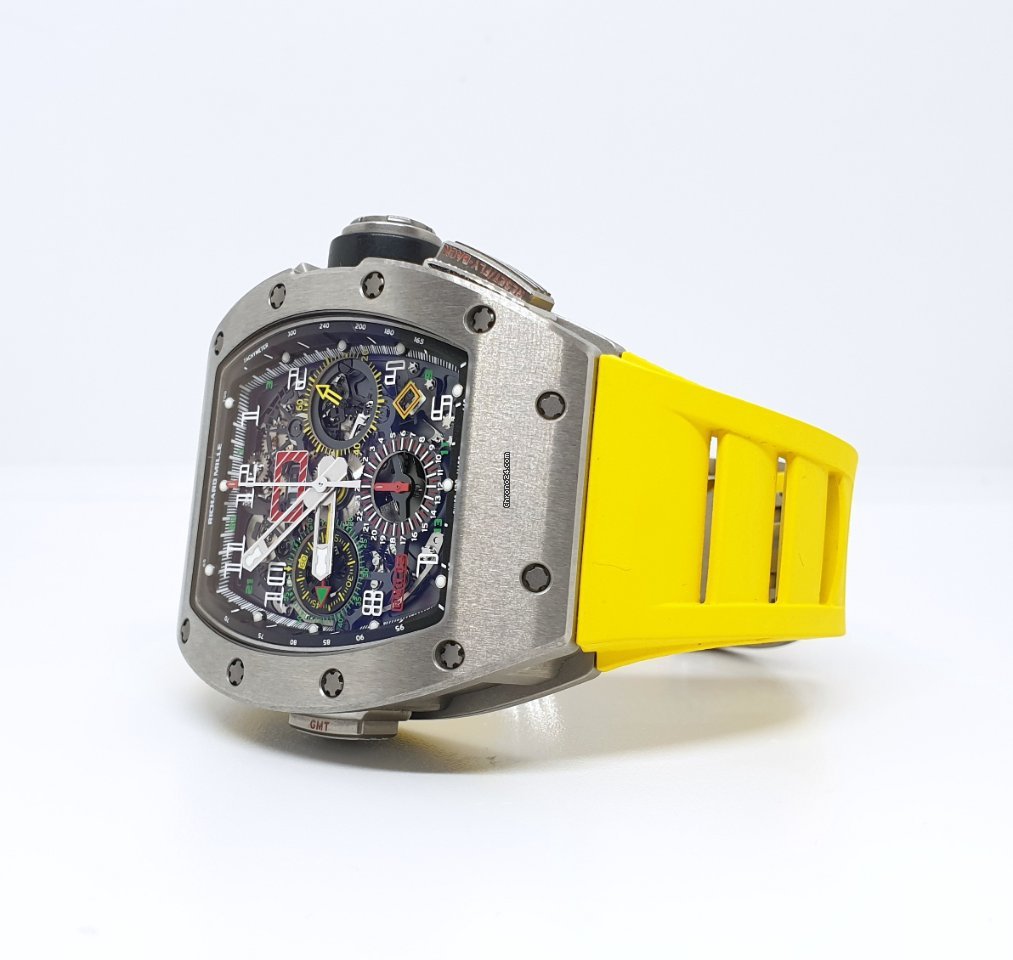 Richard Mille Rm11-02 AO TI Flyback Chronograph Dual Time Zone