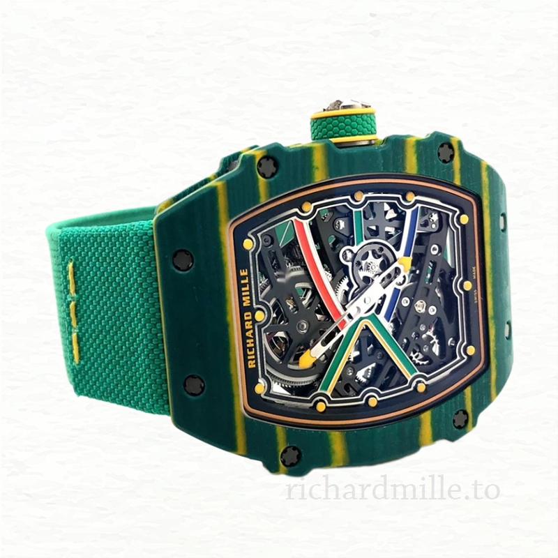 Richard Mille RM 67-02 Strap Men’s Transparent Dial Watch