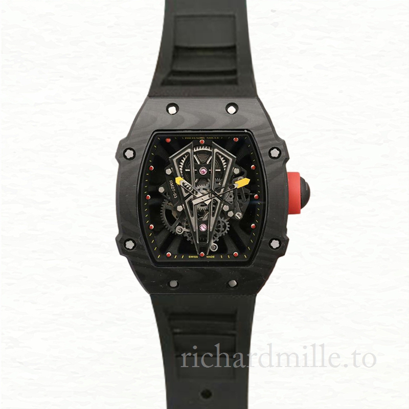 Richard Mille RM27-03 Men Mechanical Watch Carbon Fiber