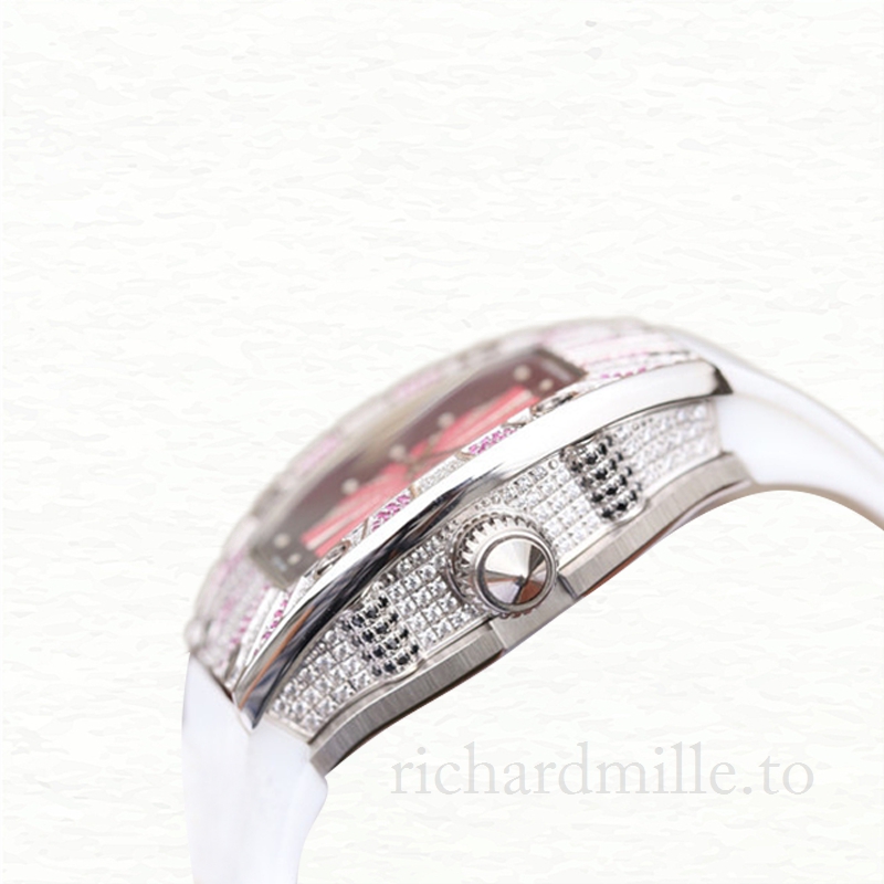 Richard Mille RM007 Mechanical Ladies Watch Diamond Bezel
