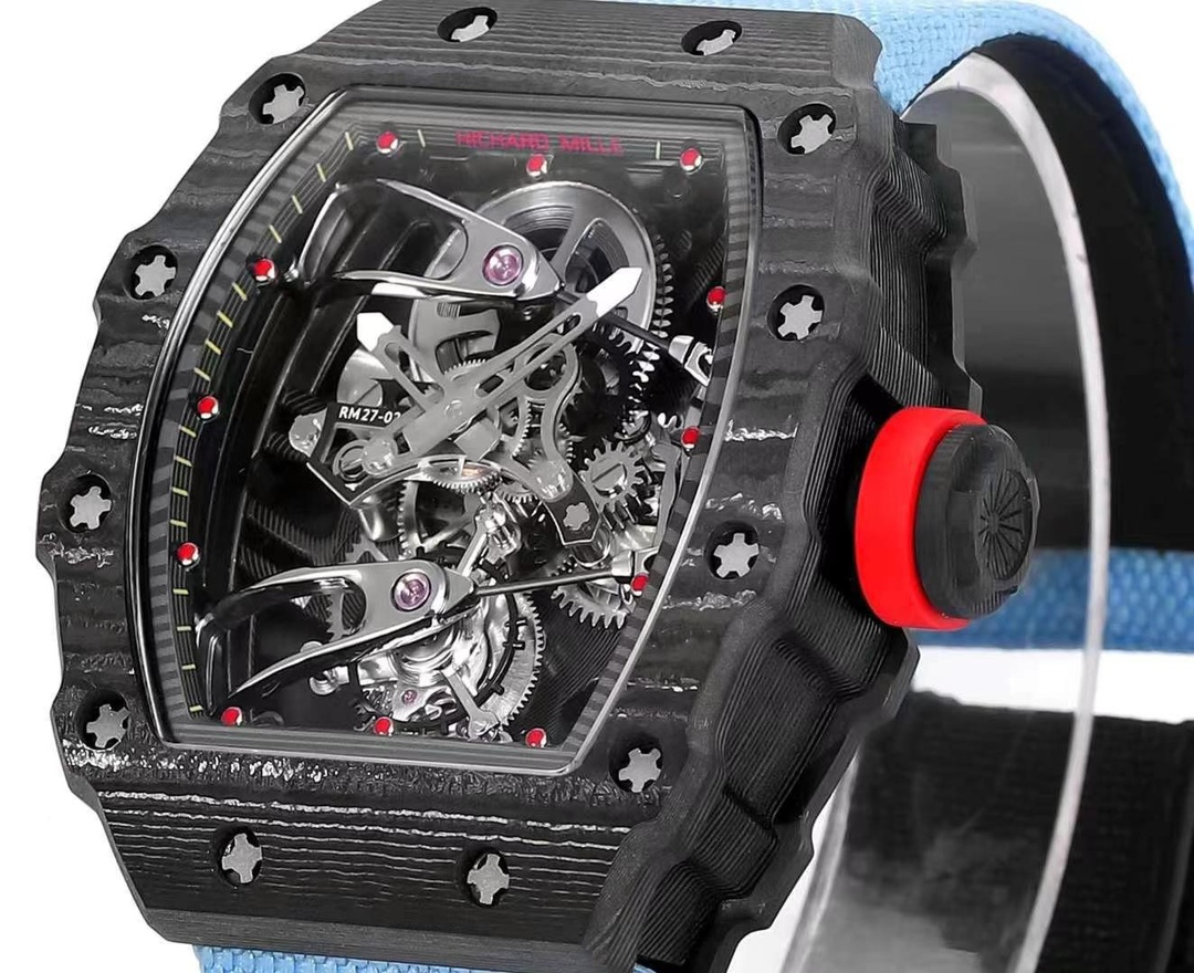 High-End Richard Mille RM 27-02 Replica | Swiss Tourbillon Movement | Best Carbon Fiber Skeleton Watch