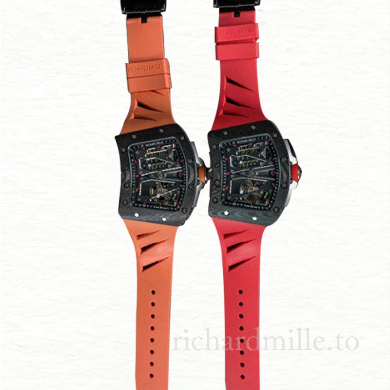 Richard Mille RM70-01 Mechanical Men Rubber Band Carbon Fiber Dark Grey Dial
