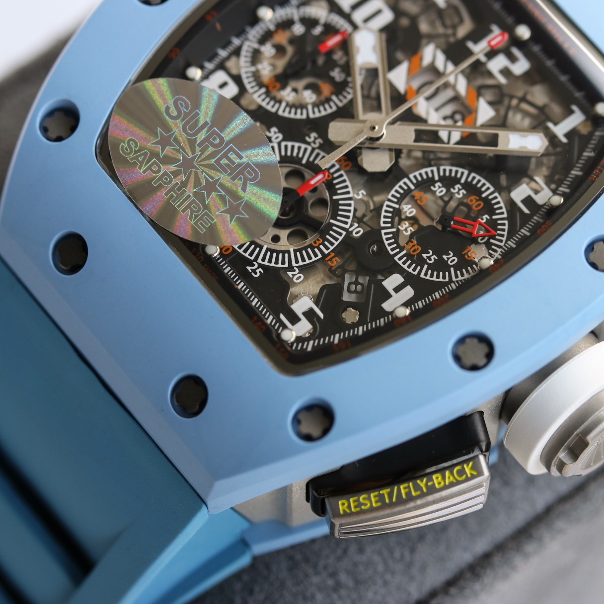 Best Richard Mille RM11-03 Carbon Fiber Chronograph Replica Black Dial Watch