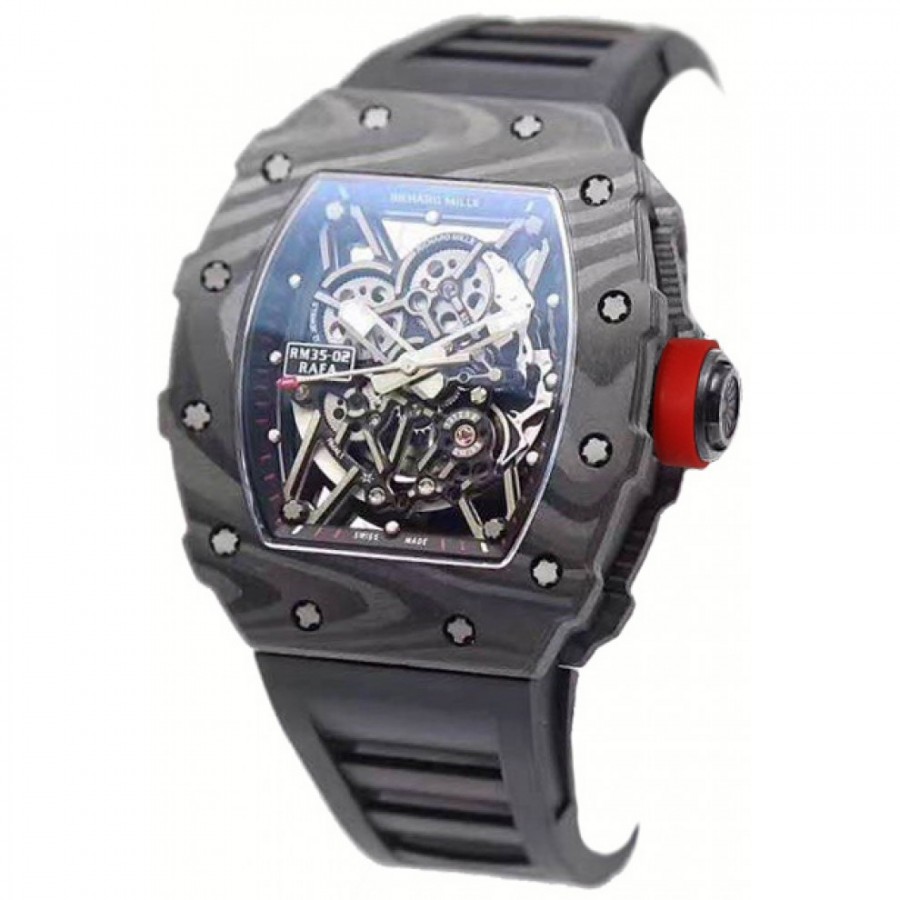 Richard Mille RM 35-02 Rafa Skeleton Dial Mens Watch