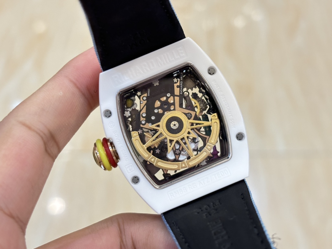 Replica Richard Mille RM 88 Smiley Automatic Winding Tourbillon with Blue Strap