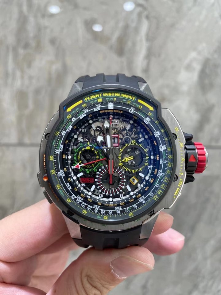 Richard Mille RM39-01 Automatic Winding Flyback Chronograph Aviation Titanium Case (New Full Set