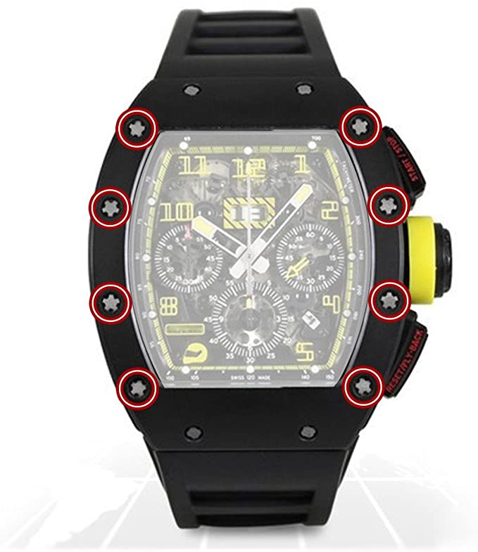 Color 5 prongs Watch Screw for Richard Mille Watch Bezel/case Back
