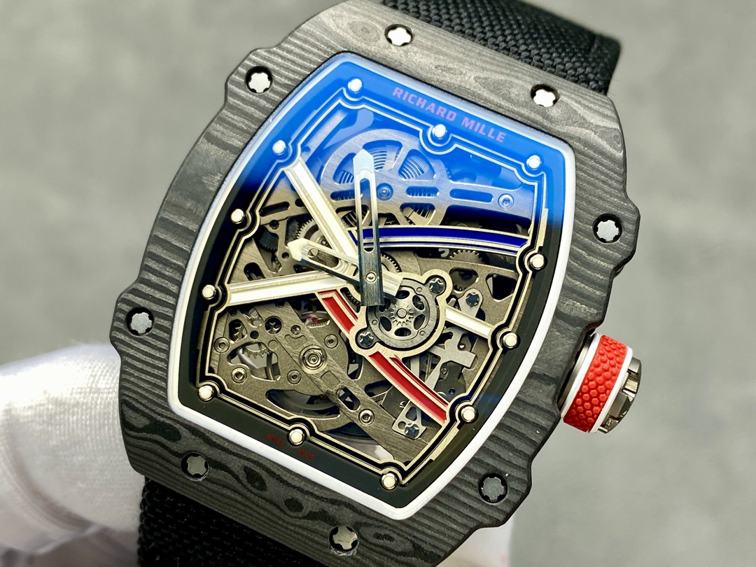 Best Richard Mille RM67-02 V4 47mm Replica Watch with Skeleton Dial - Quality