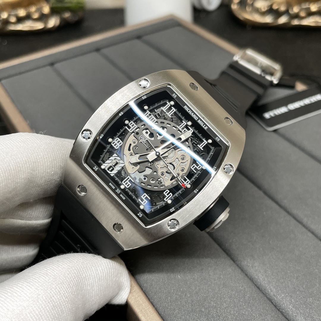 Richard Mille RM 010 Openworked Dial 48mm Super Clone Swiss Automatic Skeleton Replica Watch