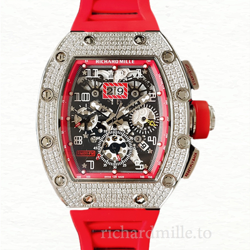 Richard Mille RM011 Mechanical Men Watch Rubber Band