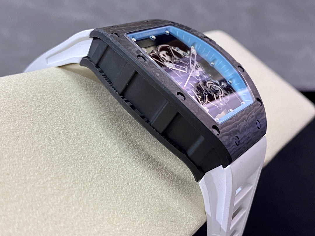 Replica Richard Mille RM055 Limited Edition Abu Dhabi Yas Marina Circuit Swiss Movement Carbon Fiber Skeleton Watch