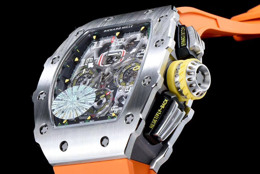 Richard Mille Replica RM 11-03 Series Orange Strap
