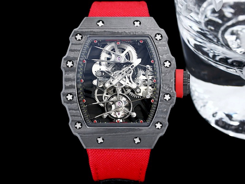 Swiss Richard Mille RM 27-02 Tourbillon Rafael Nadal Replica Watch – Lightweight Carbon Fiber Case, Skeleton Dial