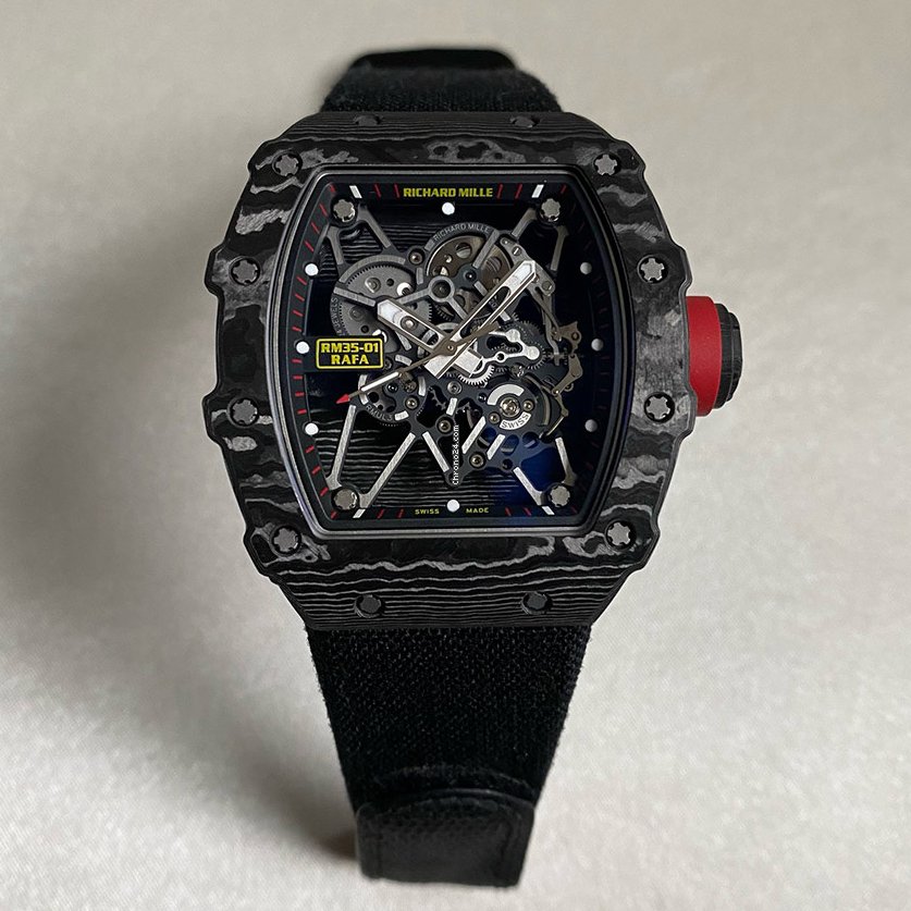 Richard Mille RM35-01 Rafael Nadal in NTPT Black Carbon RM035