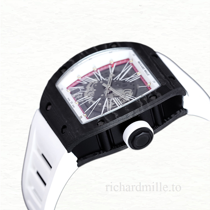 Richard Mille RM 010 Men Automatic Watch Carbon Fiber