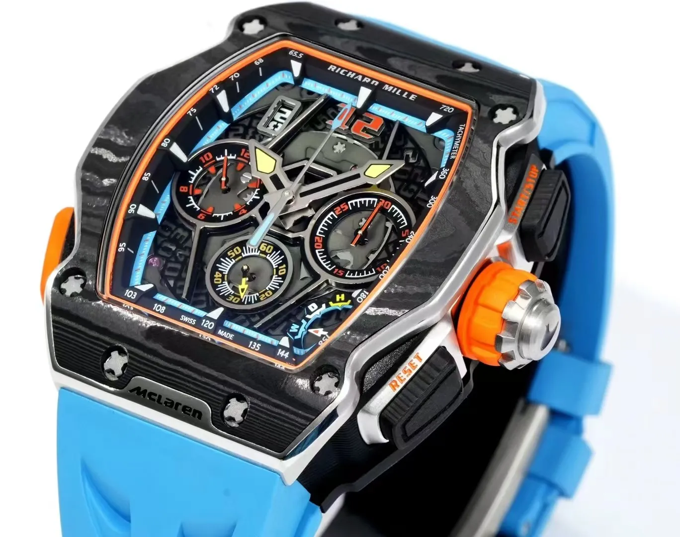 Replica Richard Mille RM 65-01 McLaren W1 Automatic Chronograph Super Clone Watch