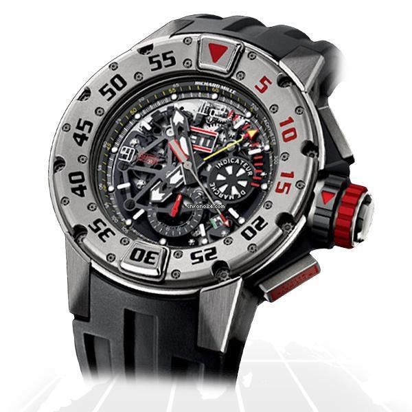 Richard Mille RM032 Flyback Chronograph Divers Watch R032 AJ Ti