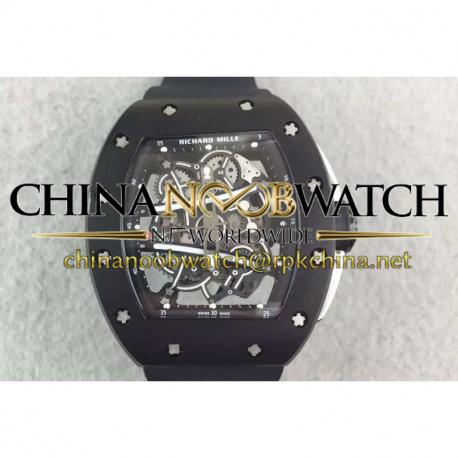 RM61 PVD Black Skeleton Dial M9015