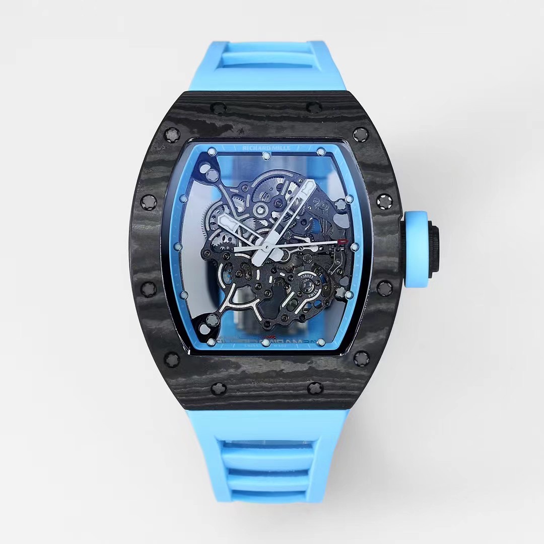Replica Richard Mille RM 055 Carbon Fiber Men's Watch: Masterpiece of Innovation, Craftsmanship, and Modern Elegance